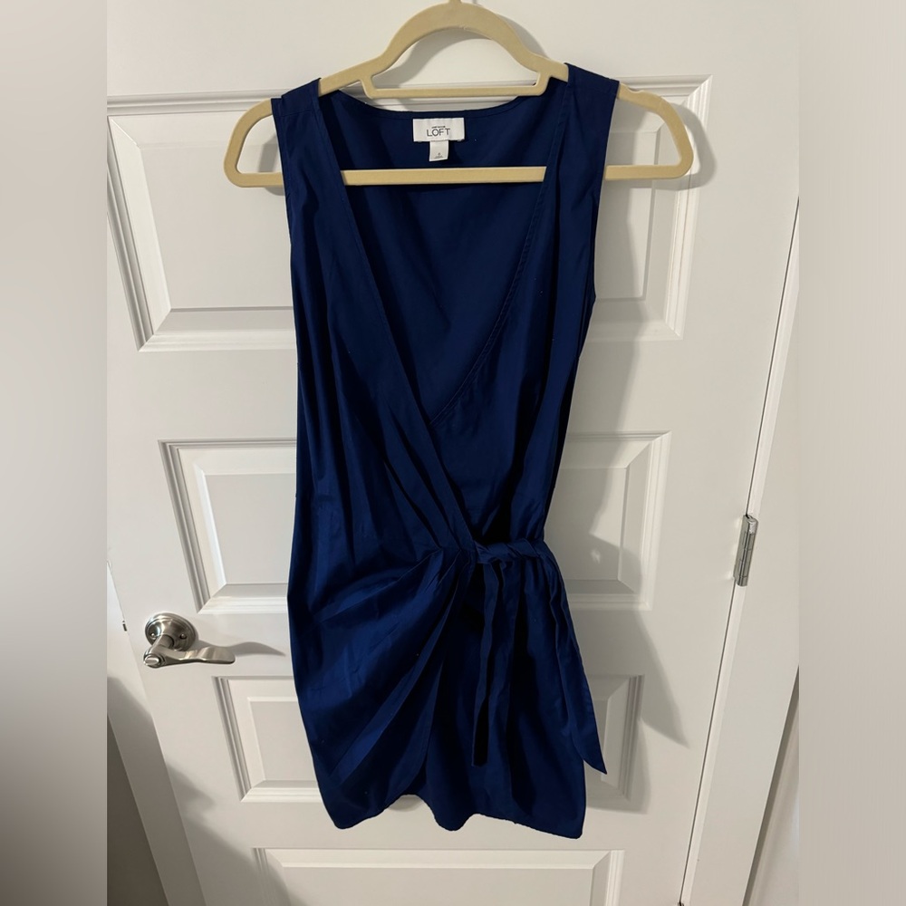 Sapphire blue dress